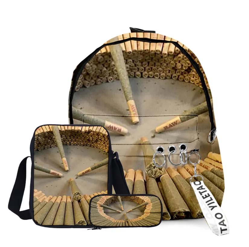 Backwoods Cigar Backpacks Set Set Backwoods Cigar Backpacks Red Purple Unisex Sports  main image 2