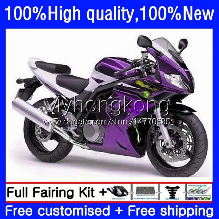 Suzuki SV1000 광택 보라색 SV650 SV-650 SV 650S 1000S 33NO.125 SV1000S SV650S 03 09 10 11 12 13 SV 650 1000 S SV-1000 2003 2004 2005 2005 2006 2008 2013 페어링