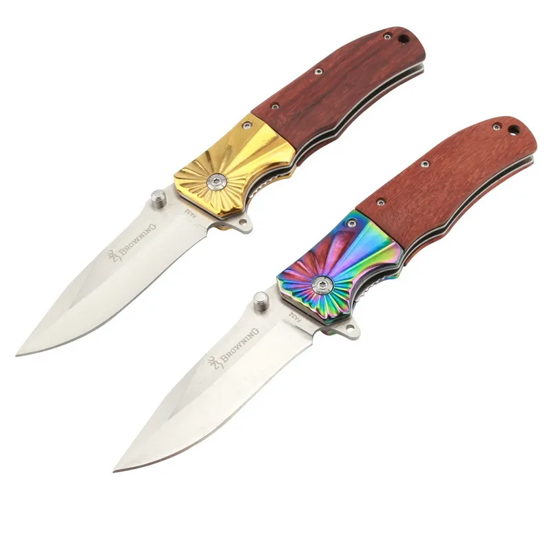 Browning FA32 Coltello chiudibile Flipper ad apertura rapida Tasca Tattica esterna Coltelli da sopravvivenza per caccia da campeggio