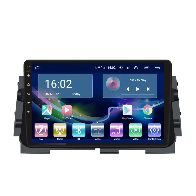 日産キックのためのマルチメディアビデオナビゲーションGPS車のラジオ2017-2018 No-DVD 2-DIN Android-10プレーヤー