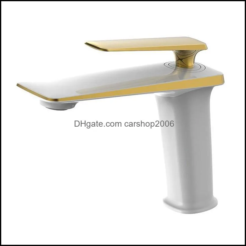 Bathroom Sink Faucets Fashionable Design All Brass Faucet Cold Water Basin Mixer Tap Top Quality Many Colours