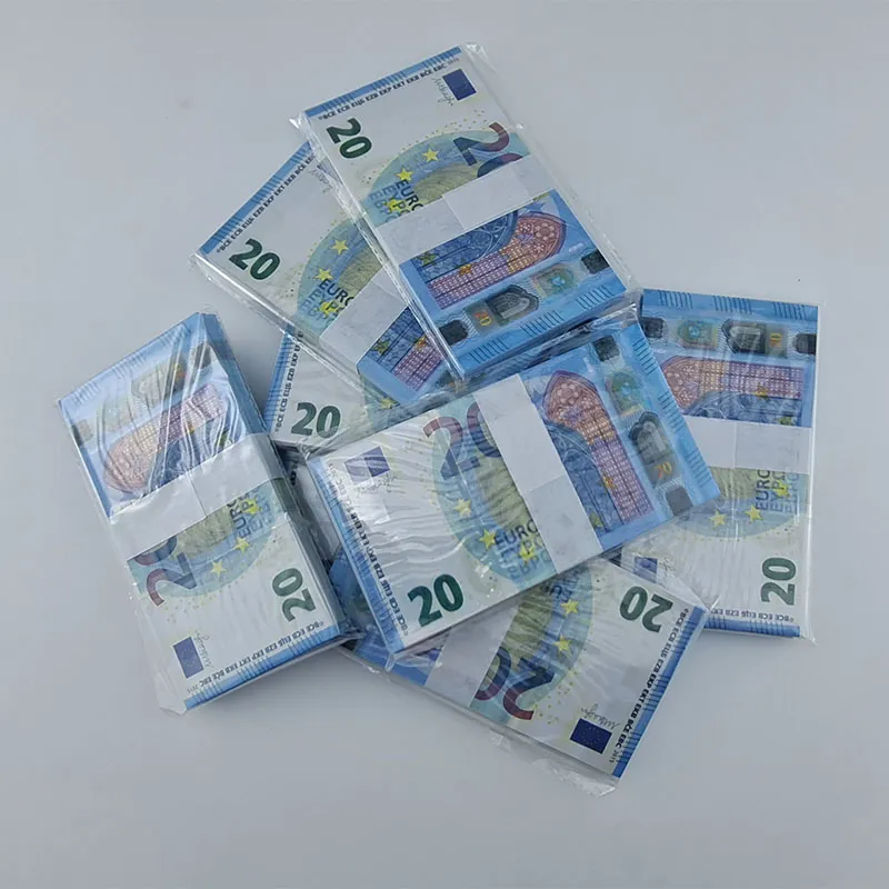 Motion Props Money Euro Copy 10 20 50 100 Party Fake Money Notes Faux Billet  Euro Play Collection Gifts Party Supplies From Pengxiaoju11, $10.1