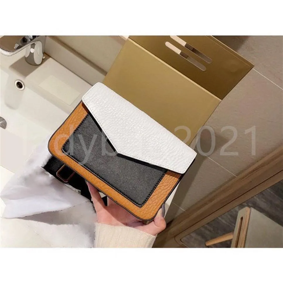 2021 NEW Luxurys Designers Lady Letter Wallets Two-tone Genuine Leather PU Cover Handbags Tote Shell Bags Card Holders Coin Purses Interior Compartment Thread a44