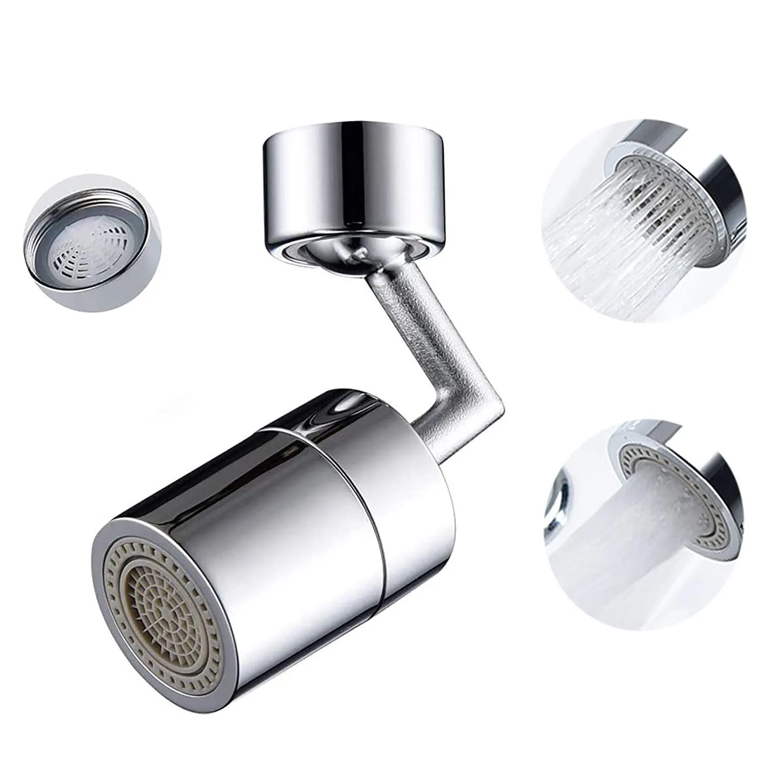 Kitchen Gadgets Faucet accessories Splash proof nozzle ABS material and stainless steel panel