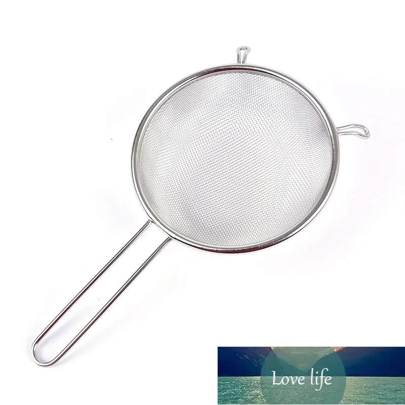 DIY Cooking Kitchen Tools For Filtering Food Stainless Steel Wire Fine Mesh Oil Strainer Flour Handheld Sifter Sieve Colanders Factory price expert design Quality