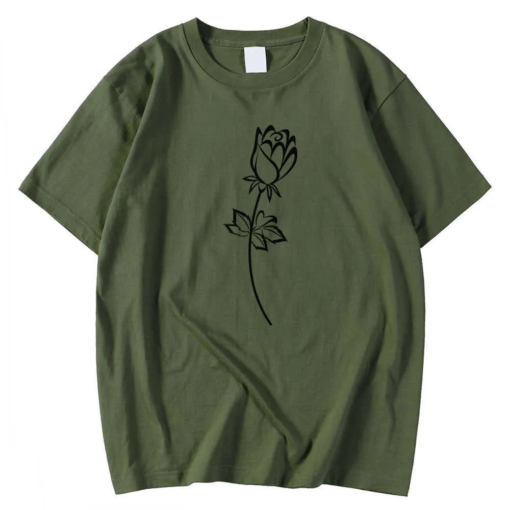 Casual Respirant Hommes T-shirts Printemps Été T-shirts Simple Belle Noir Rose Imprimer Vêtements À Manches Courtes De Mode T-shirt Homme Y0809