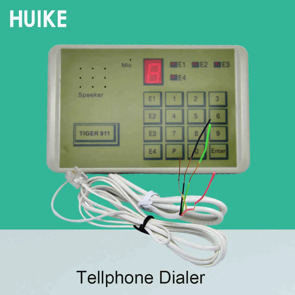 (1 Set) Communication Equipment Tiger 911 Telephone Dialer Tool Input NC NO Signal or voltage GSM Alarm system accessories