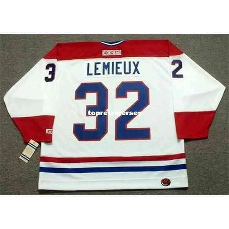 New Jerseys Mens Claude Lemieux 1986 Ccm Home Retro Hockey Jersey