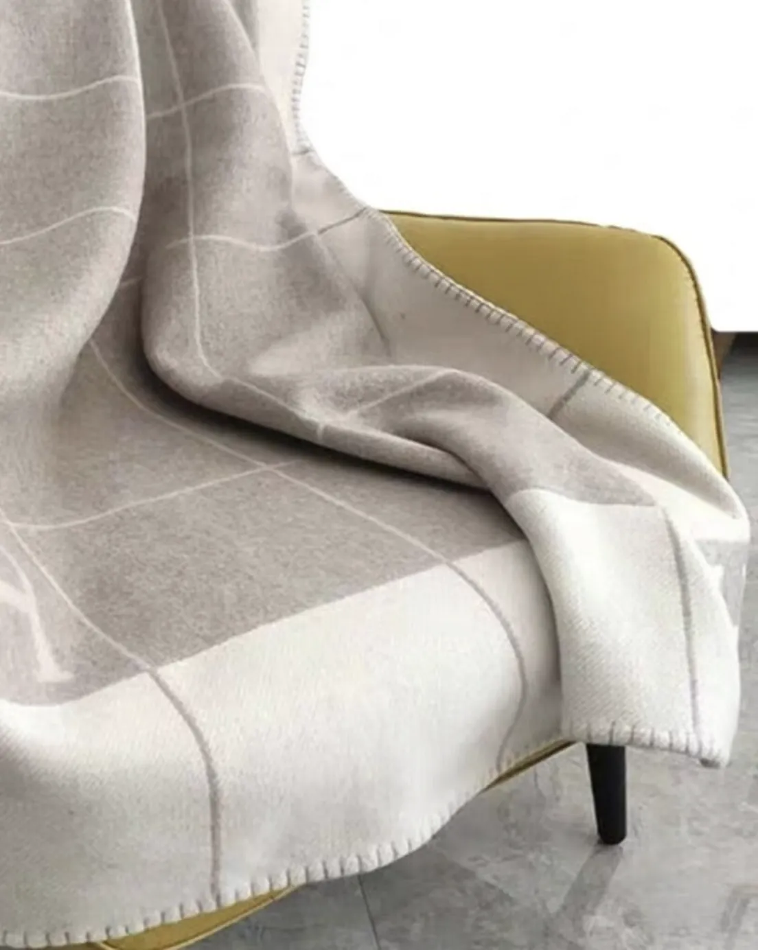 QUAILTY Home Sofa goede kwaliteit WOLLEN deken beige oranje zwart rood grijs navy Big Size 145 175cm240a