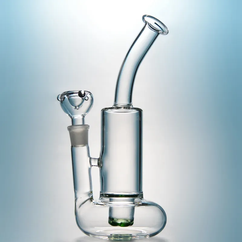 Bong in vetro da 10 pollici Tornado Perc Narghilè 18,8 mm Femmina Joint Oil Dab Rigs Cyclone Percs Tubi d'acqua con ciotola