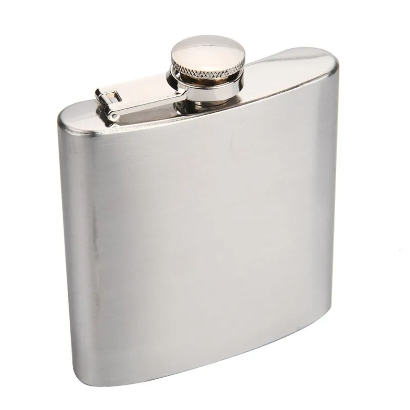 Rostfritt stål 6oz höftkolv utomhus resor sport dryck vinflaskor whisky pocket flagon kök bar drinkware flagon bh5556 wy