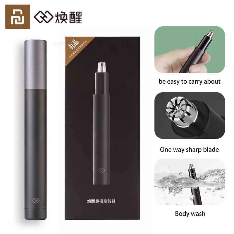 Xiaomi électrique Mini tondeuse à cheveux HN1 Portable oreille nez cheveux rasoir tondeuse étanche sûr nettoyant outil hommes