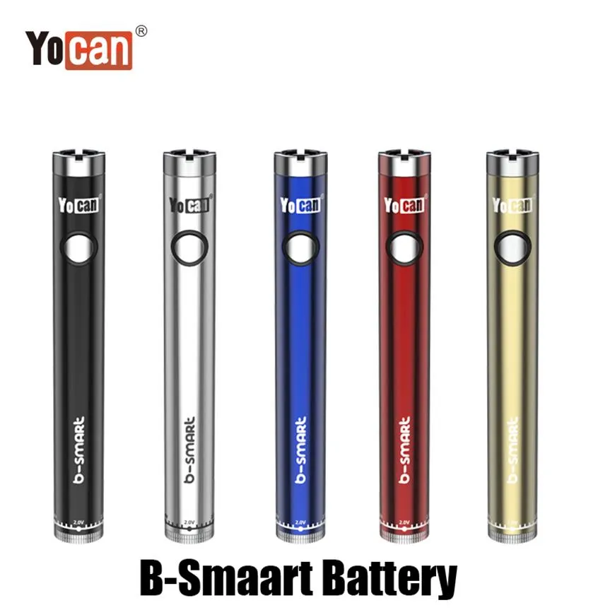 B-Smart Battery E Cig Vape Pen 320Mah Slim Twist Preheat Vv Bottom Adjustable Voltage With Display Stand Authentic Yocan 100% A50