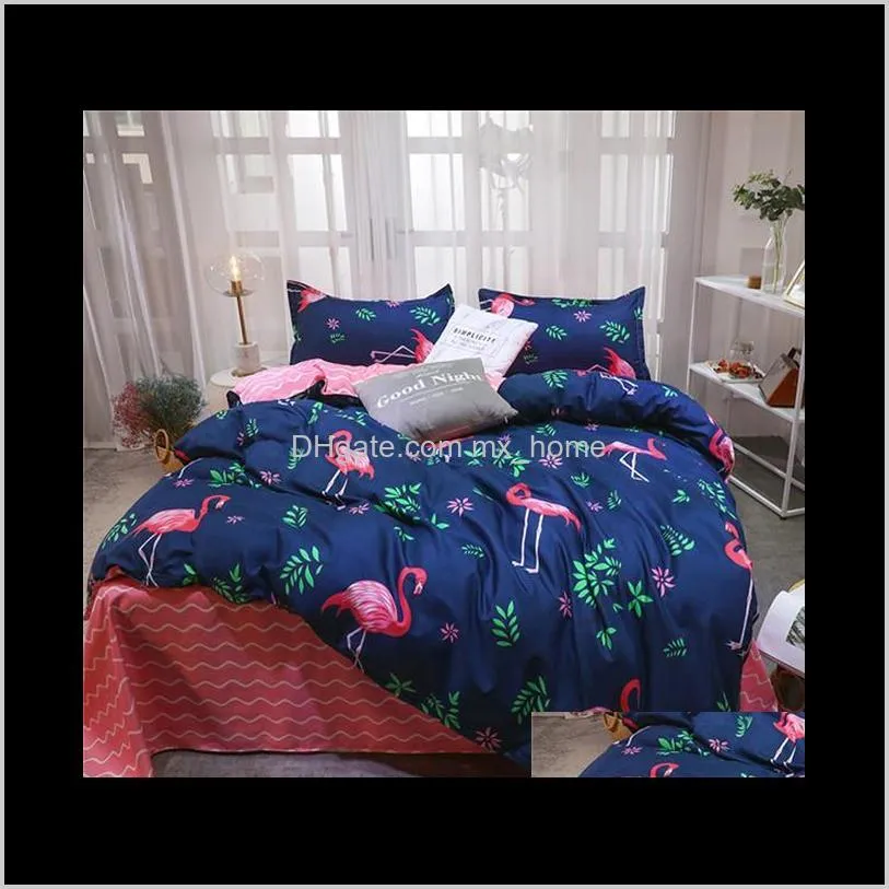 cartoon bedding sets endless simple bedclothes kids quilt cover twin full queen king flat sheet pillow cases duvet cover set