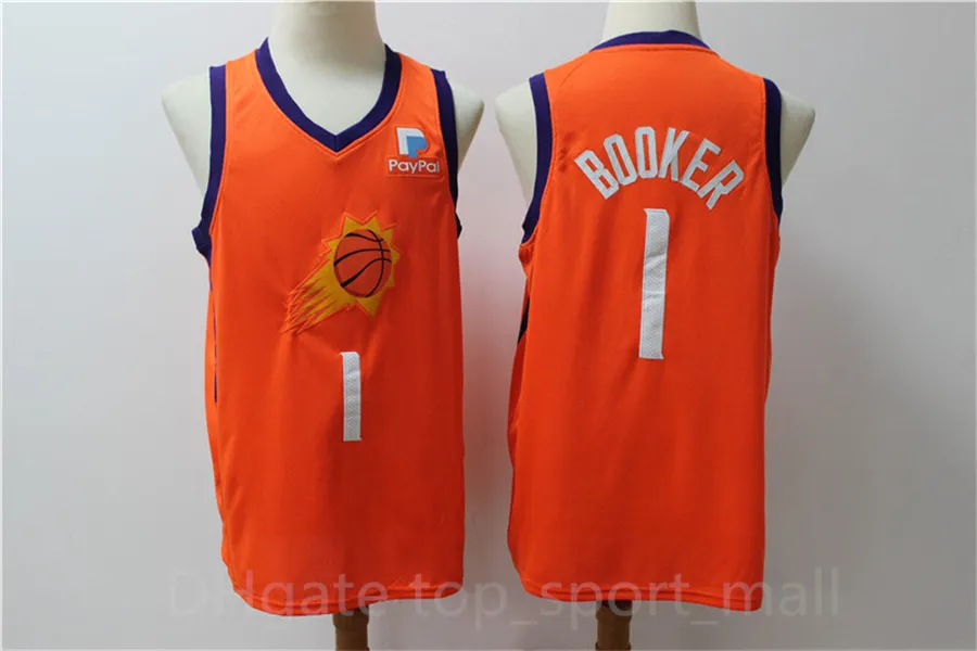 HOT Fast Break Devin Booker Jersey Orange Devin Booker