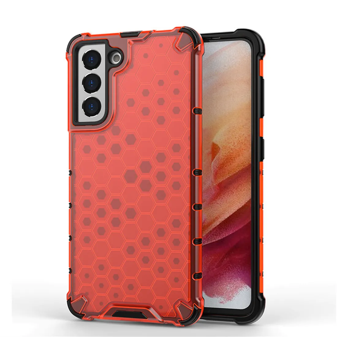 Etui docelowe o strukturze plastra miodu Odpowiednie dla Samsung Galaxy S10 S20 S20FE S21 S21PLUS S21ULTRA S21FE S30 S30ULTRA S30PLUS