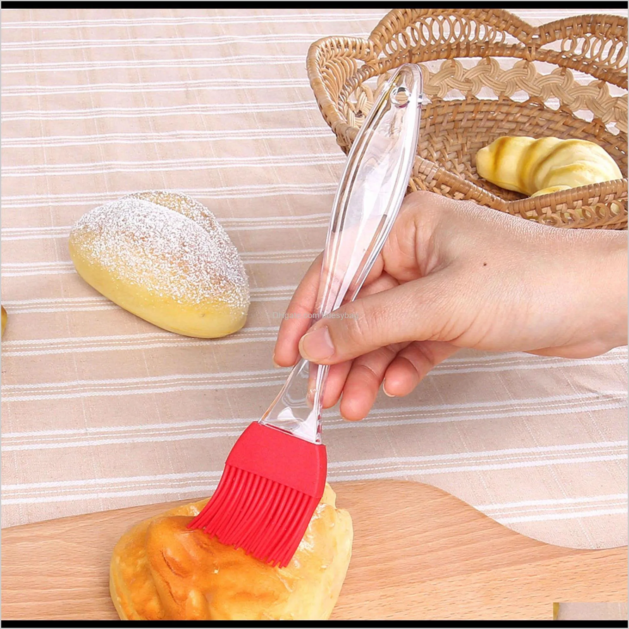 kinds pastry brushes silicone basting cooking bread tools oil cream bbq utensil brand new drop shipping