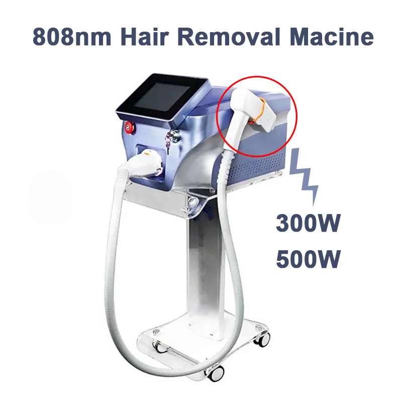 Diodo de alta qualidade 808nm máquina de laser de remoção de cabelo 10 milhões shem permanentemente para uso de salão