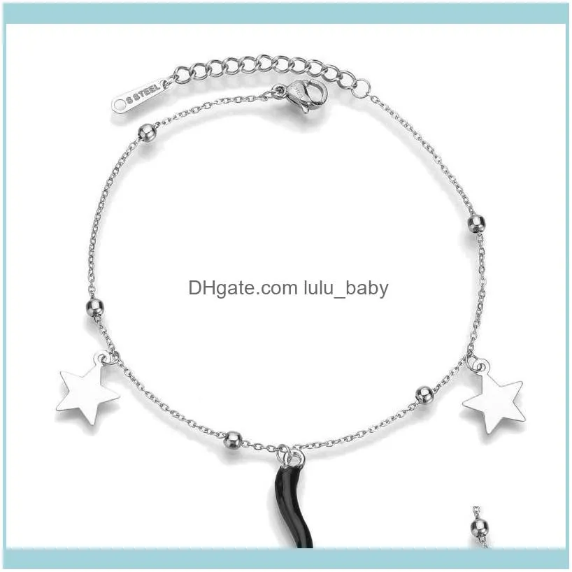 Link, Chain Star Chili Stainless Steel Fashion Bracelet For Women1