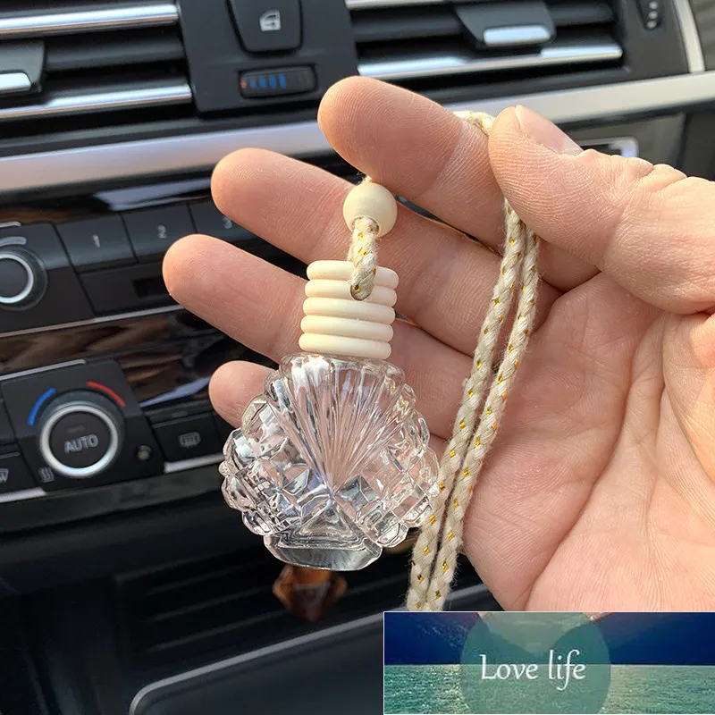 Bottle 15ml Car Hanging Perfume Pendant Fragrance Air Freshener Empty Glass Decoration Ornament Accessories Interior