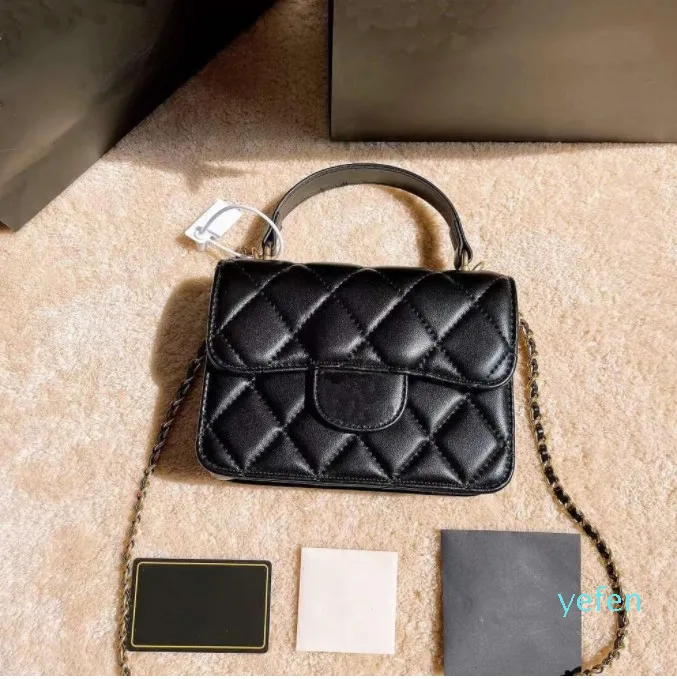 2021DesignerBags Clutch Imitation Brands Design Luxury Women Small Tote Lamb Leather Crossbody Gold Chain Wallet Classic Fashion Handbags