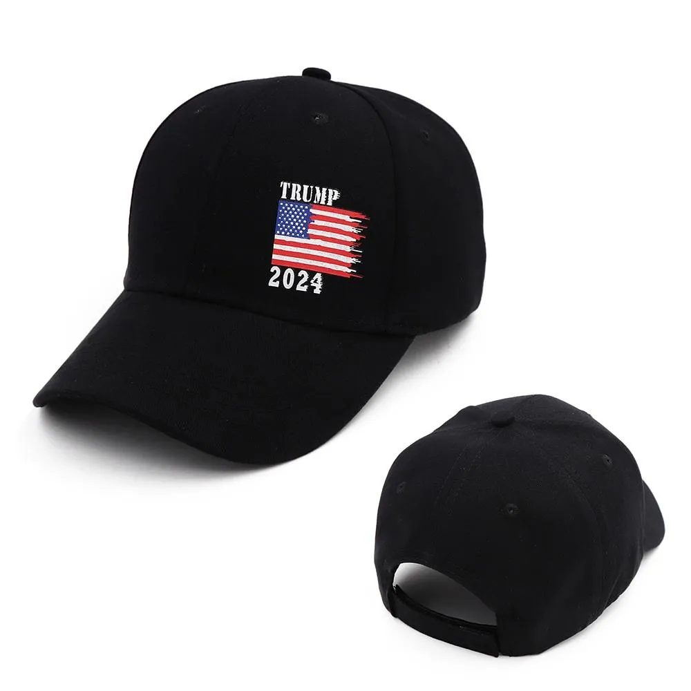 Trump 2024 Baseball Cap Party Hats Dome Sun Cotton Hat With Adjustable Strap