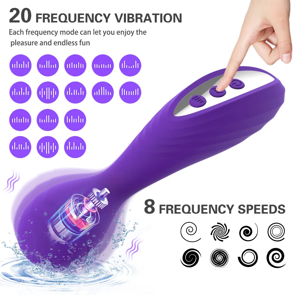 Massage Wand Vibrator with 20 Vibration Modes Silicone Body Adult Toys for  Couples from Dhgate Other Massage Items - price 19.84