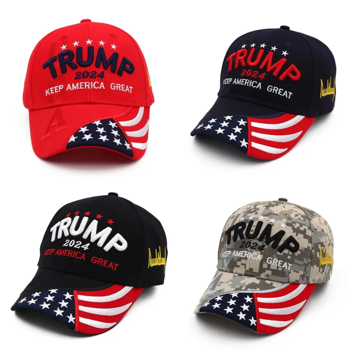 New Donald Trump 2024 Cap Hat USA Baseball Caps Keep America Great