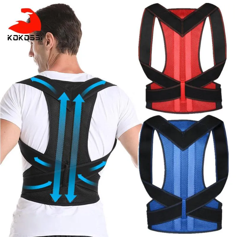 KoKossi Posture Corrector Shoulder Back Adjustable Support Improve Provide Lumbar For Lower And Upper Pain