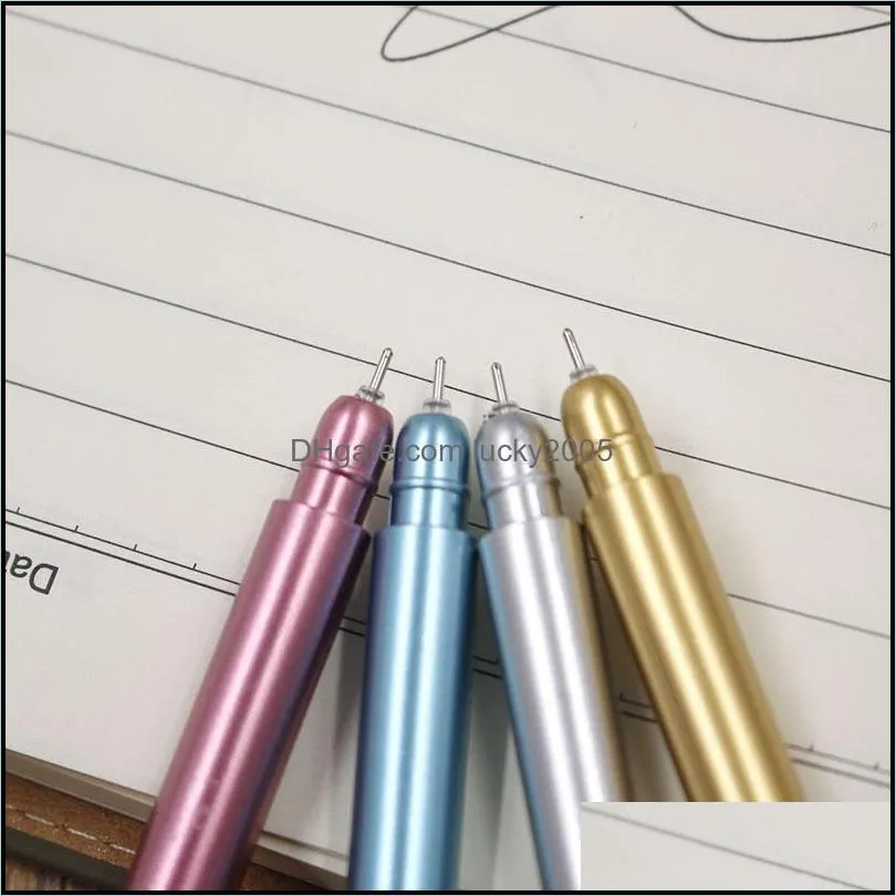 reative golden key neutral pen kawaii stationery gel pens material plastic office school supplies papelaria kids gifts