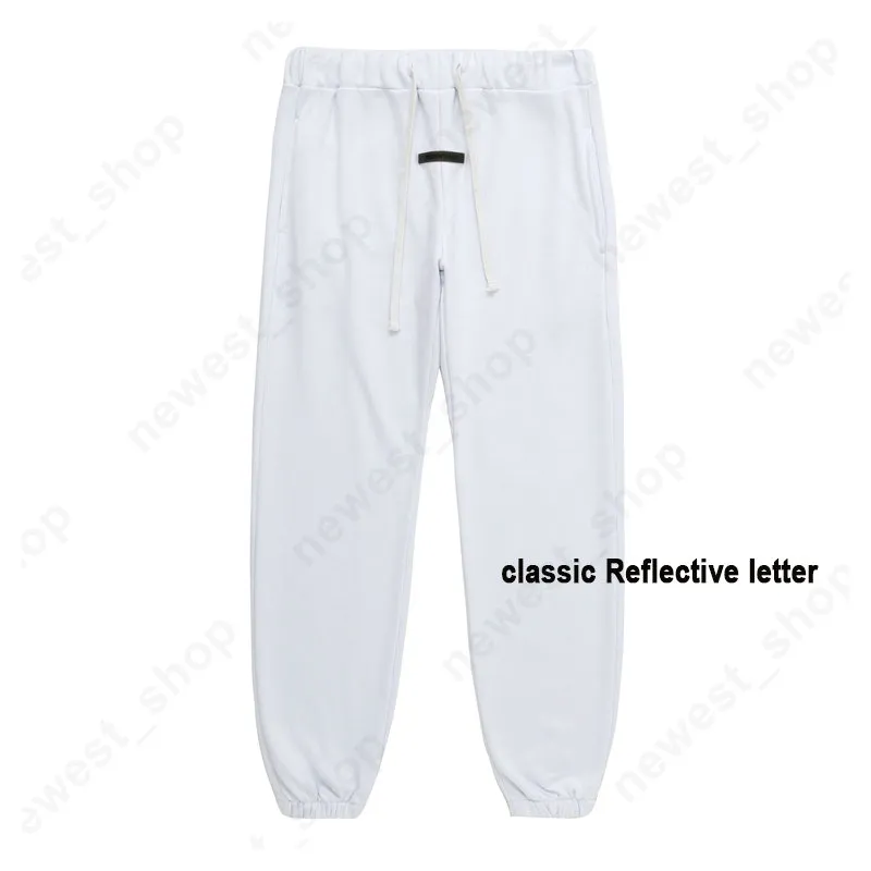 Outono Inverno EUA 7th 3M Reflexivo Mens Calças Calças Casuais Designer Luxo Verde Café Marrom Cordão Solto Sweatpants Wome290c