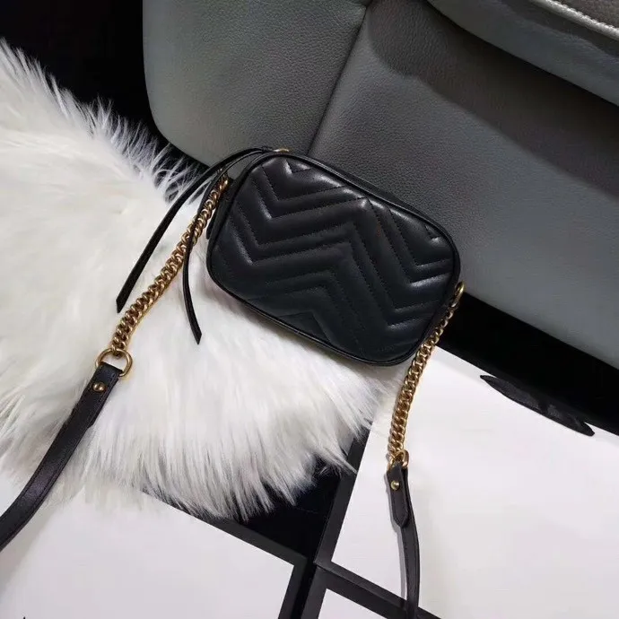 2021 High Quality luxurys G designers Fashion womens CrossBody bag Shoulder Bags Letter Handbag ladies purse Chains Cross Body Clutch Camera Handbags