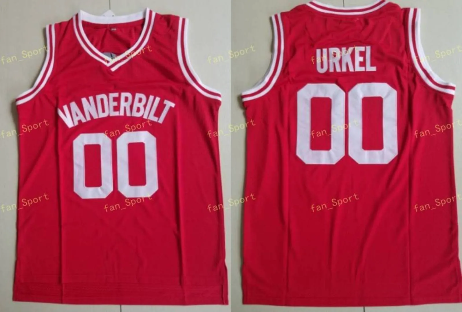 Mens Steve Urkel Jersey 00 Vanderbilt Muskrats High School Basketball Jerseys Red Ed Drop Ship Size S-2XL