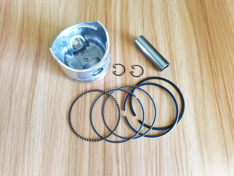 Piston kit 62mm for Mitsubishi GT400 GM132 4.0HP engine MBP20G water pump generators piston+ rings+ pin+ clip replacement