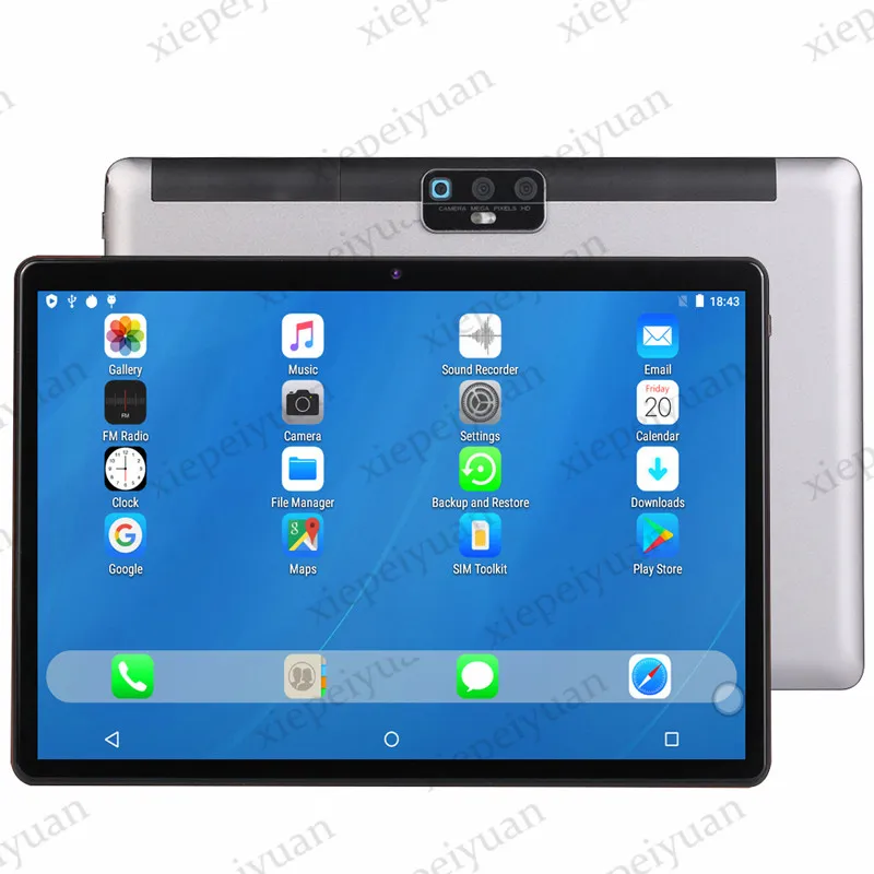 アンドロイド7.0 KT107タブレット 角々しく
