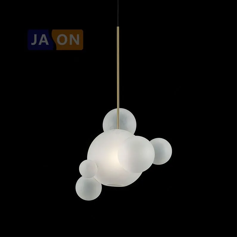 Postmodern Glass Bubble Black White Lamparas De Techo Ceiling Lights.LED Light.Ceiling Lamp For Dinning Room Lights
