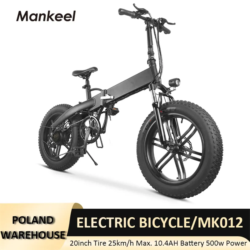 Wholesale Brands Mankeel MK012 Smart Scooter 20inch CE Certification  Foldable Electric Bicycle 500W Power LED Light E Bike 10AH 40KM Mileage  Sport Mountain Bikes Poland Warehouse At $1,085.43 | DHgate.Com