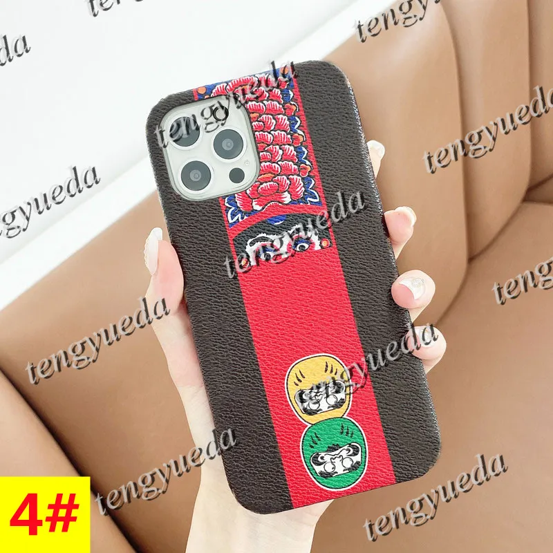 Fashion Designer Graffiti Phone Cases for iPhone 15 15pro 14 14pro 14max 13 12 11 pro max Xs XR Xsmax 8p Leather Hard Shell Cellphone Cover with Samsung S22 S23 ultra