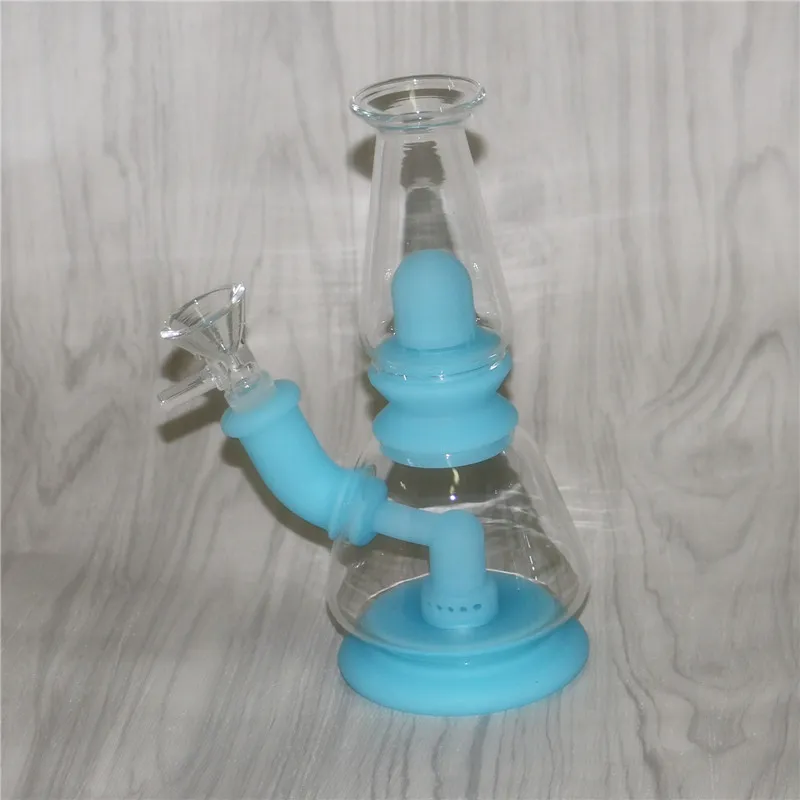 Black/Green Silicone Straw Pipe 
