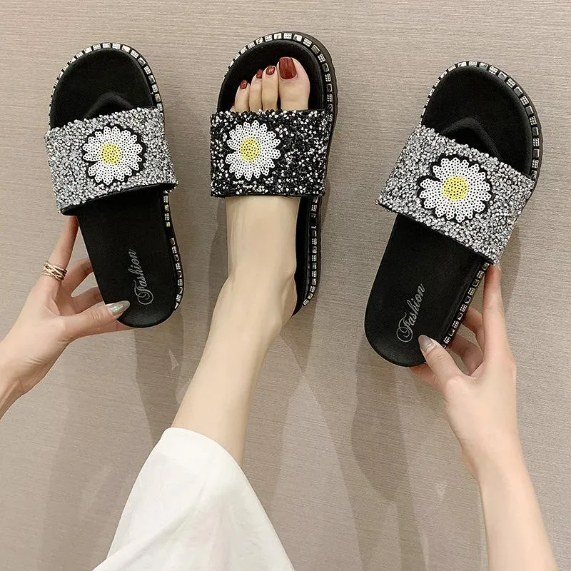 rhinestone slippers 2022