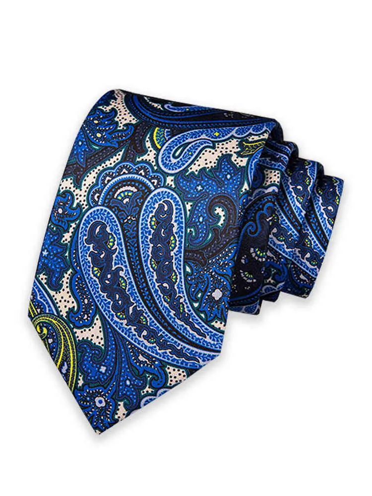 Märke Luxurious Print S för män Hight Quality Business Neck Men's Fashion Formal Necktie Groom Wedding Slips