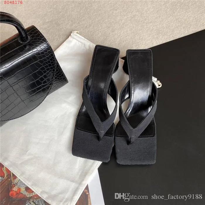 Ltest Black Intrecciato Lido Flat Slippers For Women,Flip Flops Nappa Lambskin Slip-on Sandals size 35-42
