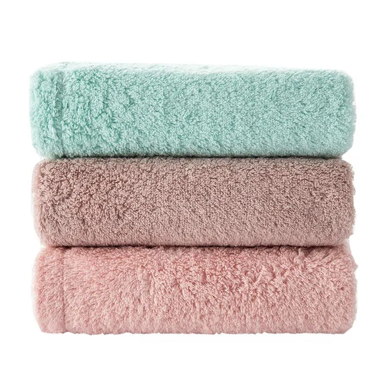 Towel 2021 100% Cotton Hand For Adults And Kids Plush Face Care Cloth Magic Towels Bathroom Sport 34x80cm 1PC