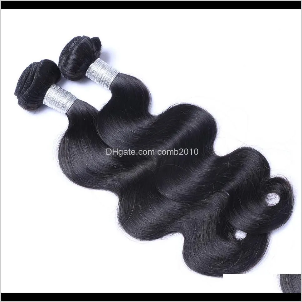 indian virgin human hair body wave unprocessed remy hair weaves double wefts 100g/bundle 1bundle/lot can be dyed bleached