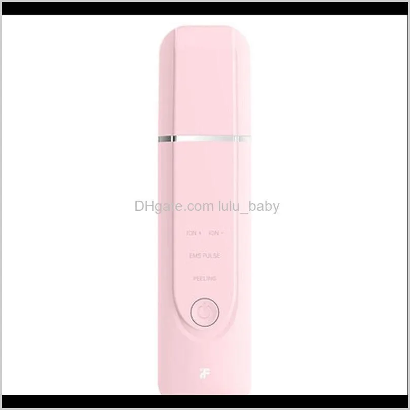 inface ms7100 ultrasonic facial skin scrubber face cleaning peeling rechargeable care device beauty instrument