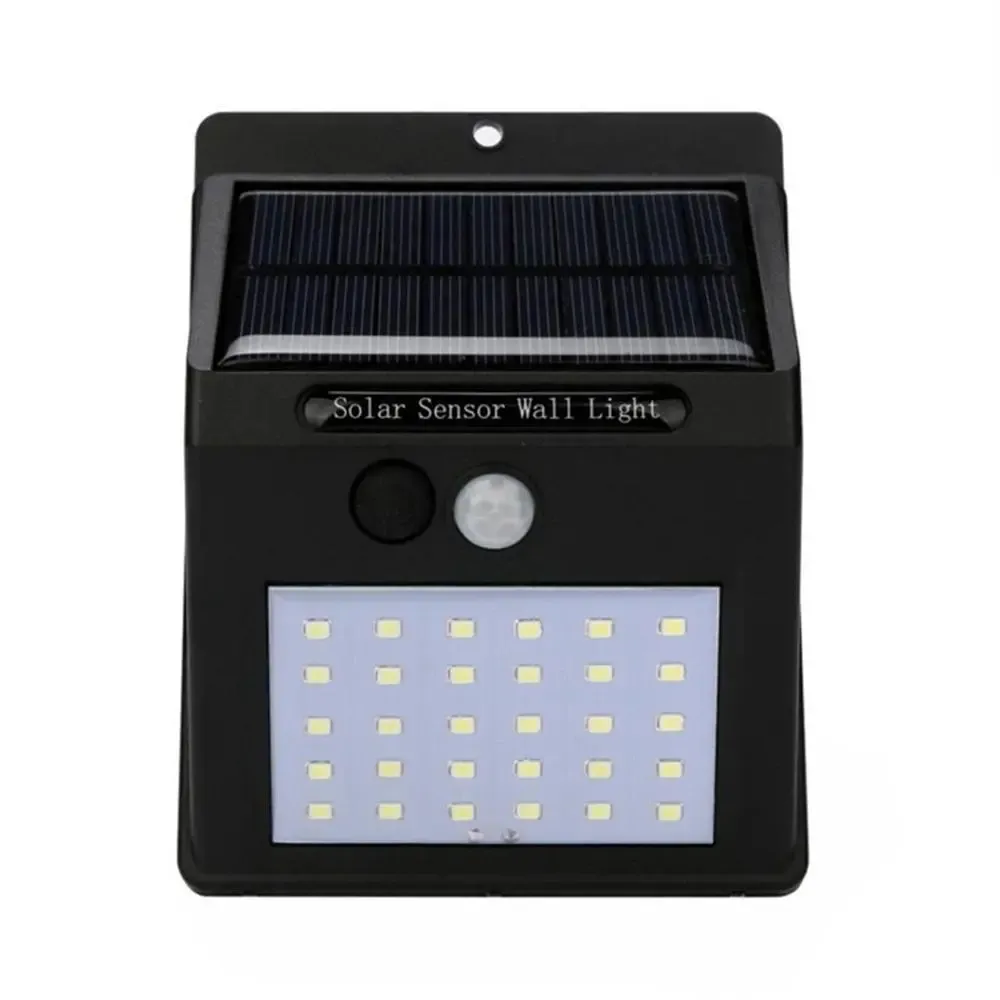 Solar Power 30 LED PIR Bewegungsmelder Wandleuchte Wasserdicht Outdoor Weg Hof Garten Sicherheitslampe