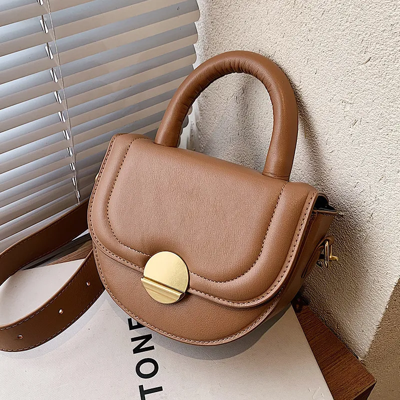 Texture Bag Women's 2022 Autumn and Winter New Trend Versatile Fashion One Shoulder Messenger Bag Handbag