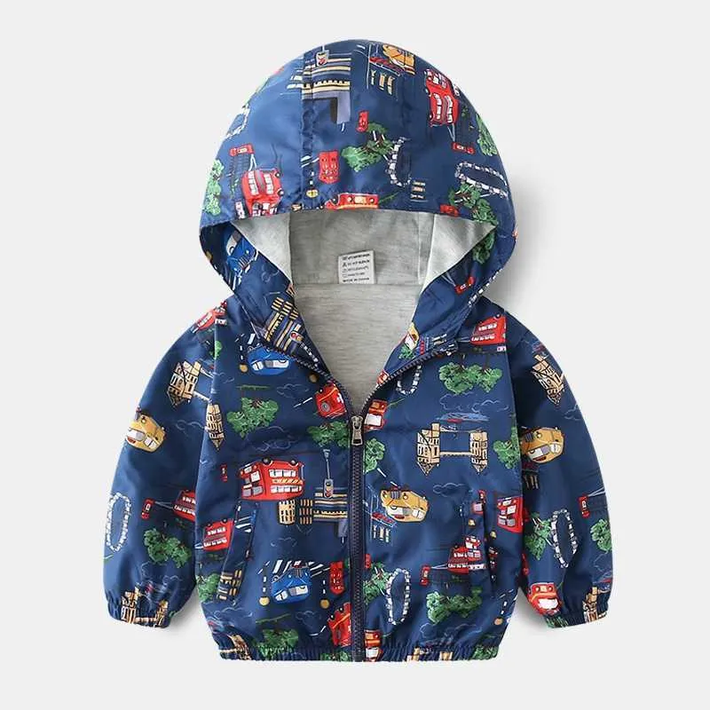 CROAL CHERIE Autumn Kids Boys Jacket Outerwear Coats Boys Kids Jacket For Girls Cartoon Car Printing Children Clothing (13)