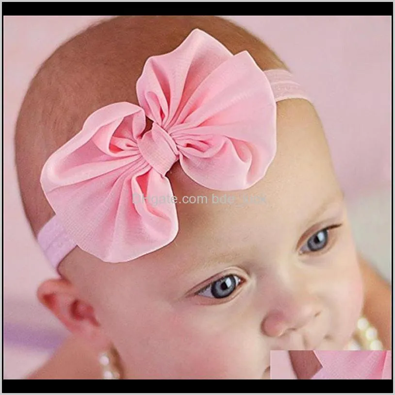 Kids Headband Bow For Girl Ear Hairbands Turban Knot Kids Turbans Accessoire Headband Baby Girl baby hair accessories