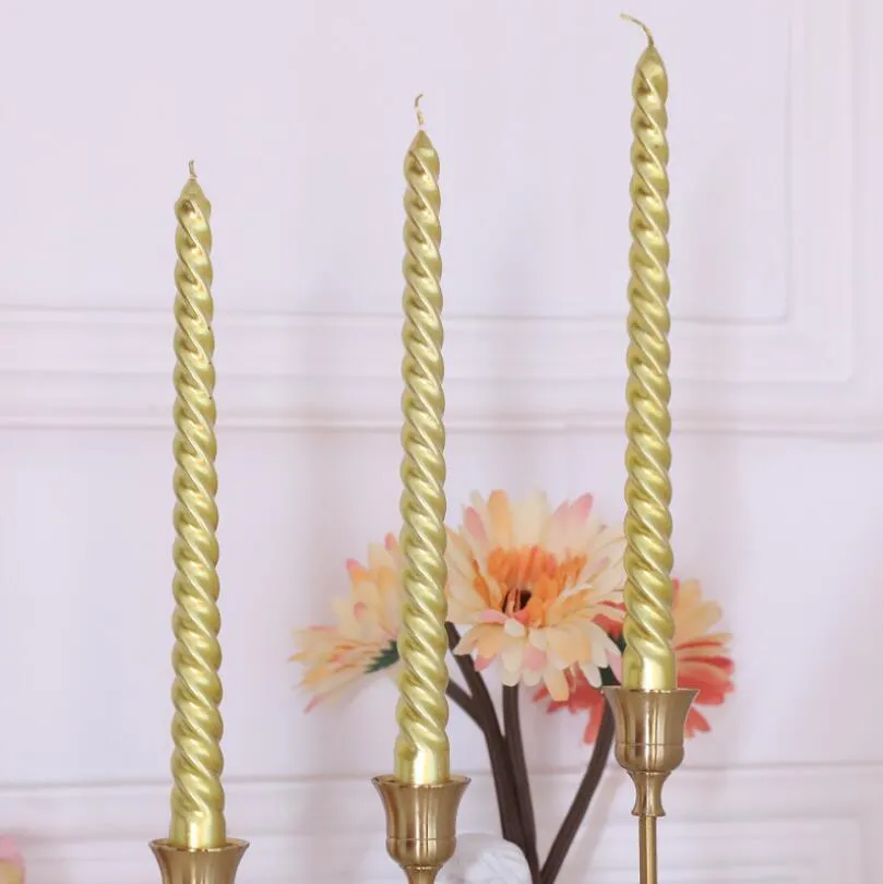 High Quality Decorative Spiral Taper Candles - China Spiral Wax Candle and  Candle price